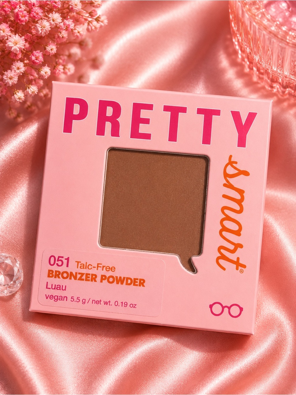 Pretty Smart #051 Talc-Free Bronzer Powder - Luau (Brown)